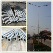 11m Galvanized Steel Pole with 120W LED Street Lamp